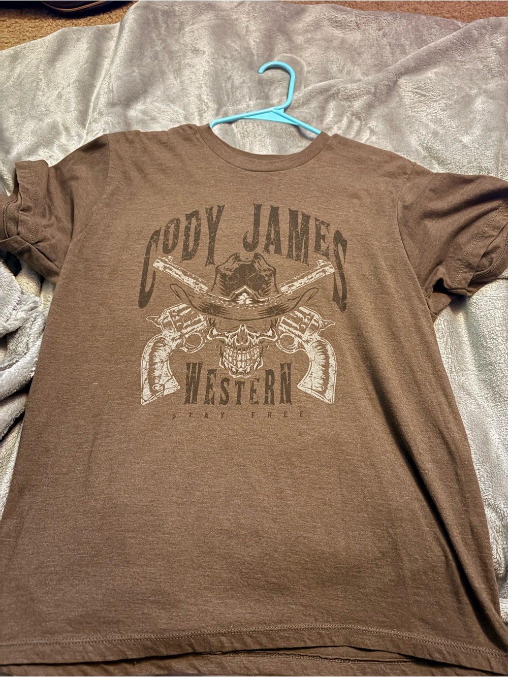 Cody James Brown Western Graphic Short Sleeve Tee